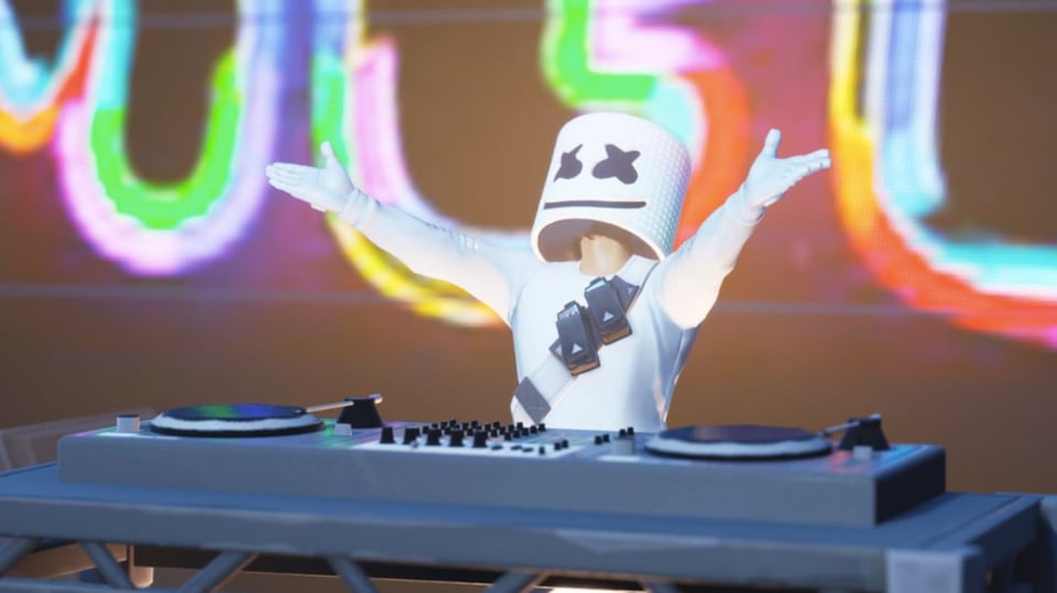 Vystoupení Marshmello ve hře Fortnite